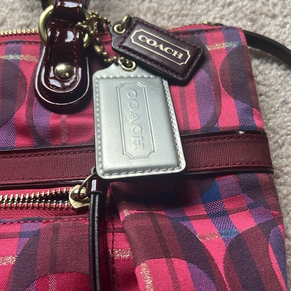 Coach Poppy Tartan shoulder bag - Picture 2 of 6